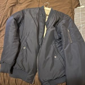 Zara Navy Bomber jacket